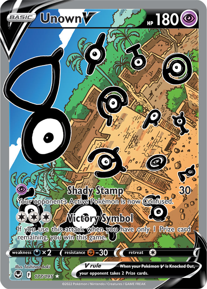 SWSH Silver Tempest 177/195 Unown V