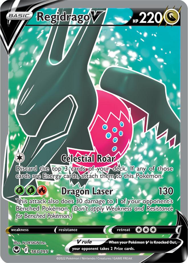 SWSH Silver Tempest 183/195 Regidrago V
