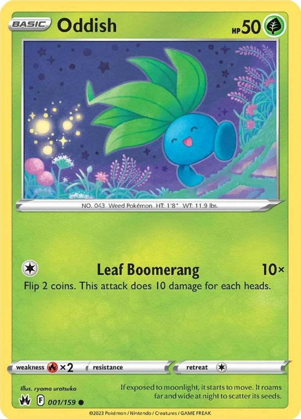 SWSH Crown Zenith 001/159 Oddish