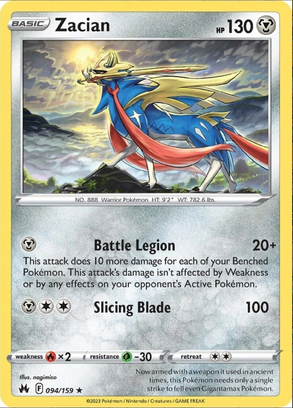 SWSH Crown Zenith 094/159 Zacian
