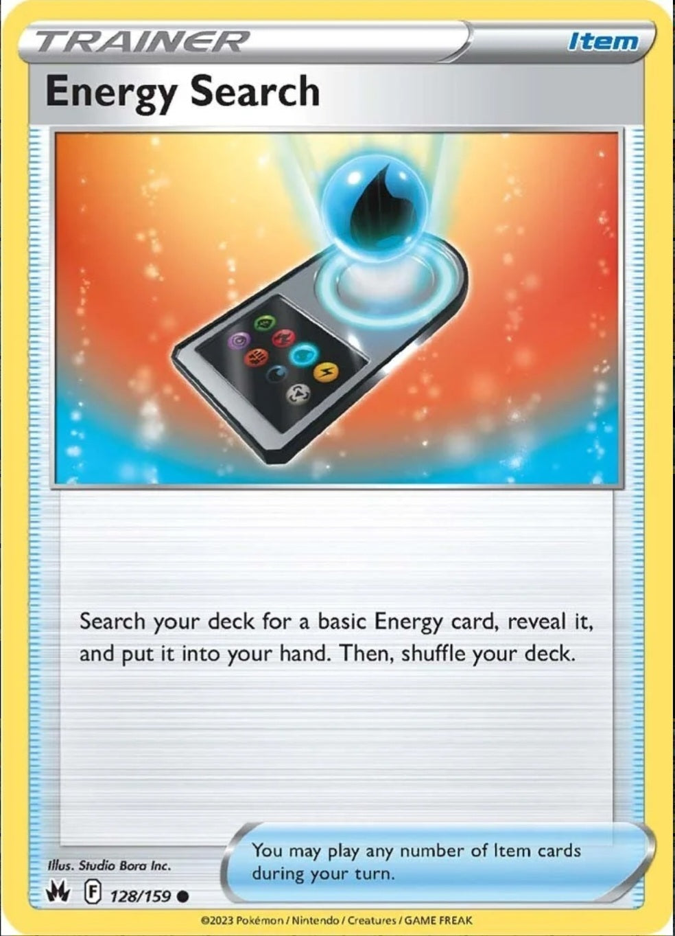 SWSH Crown Zenith 128/159 Energy Search