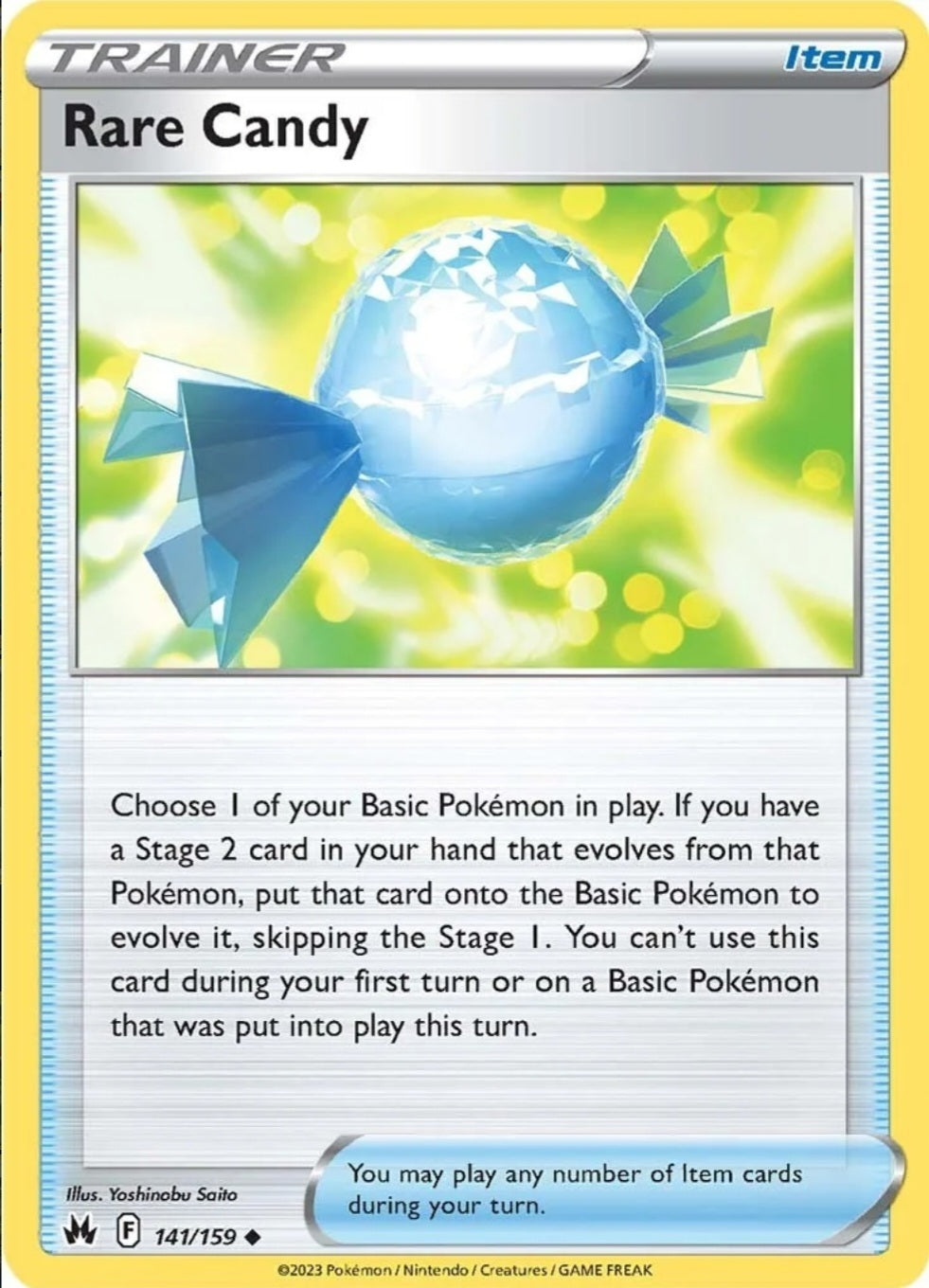 SWSH Crown Zenith 141/159 Rare Candy