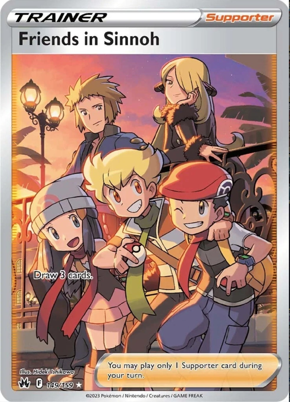 SWSH Crown Zenith 149/159 Friends in Sinnoh