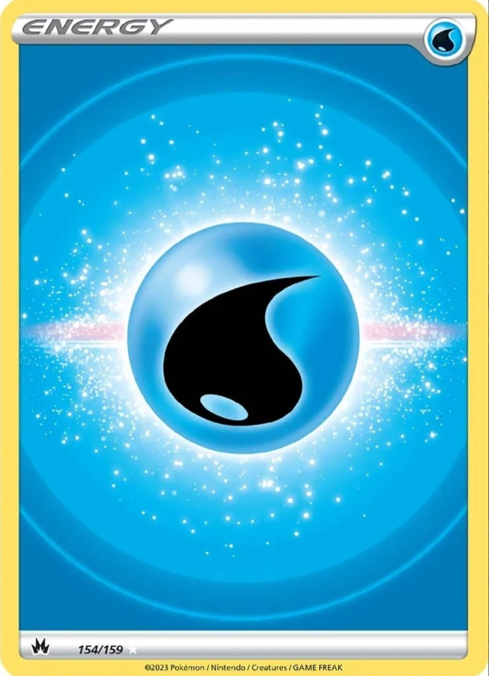 SWSH Crown Zenith 154/159 Water Energy Ultra Rare