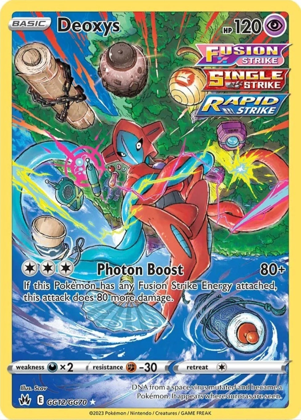 SWSH Crown Zenith GG12/GG70 Deoxys