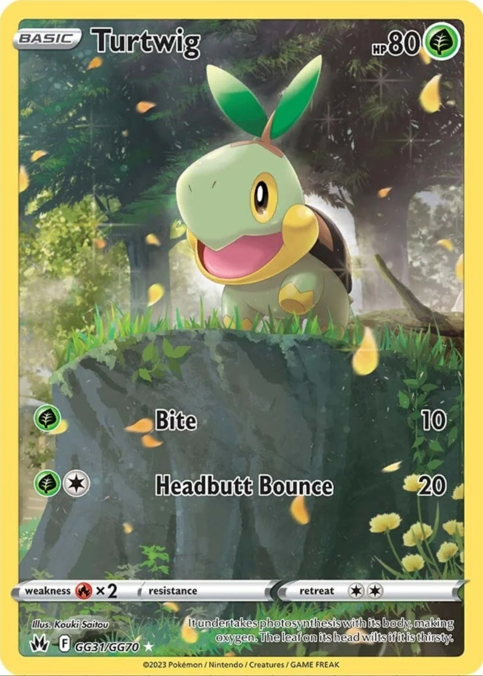 SWSH Crown Zenith GG31/GG70 Turtwig