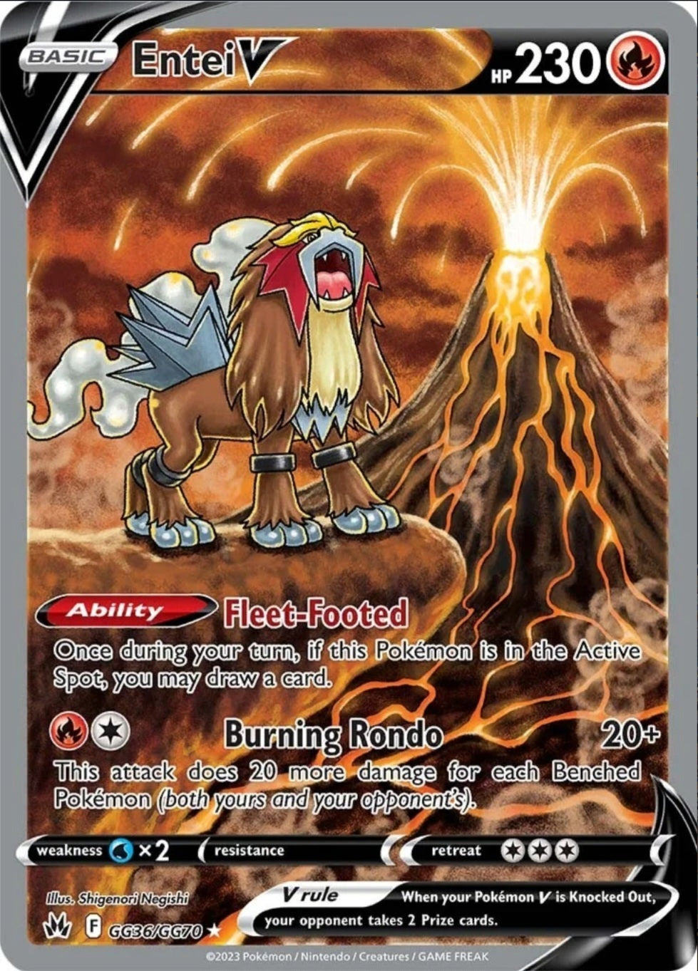SWSH Crown Zenith GG36/GG70 Entei V