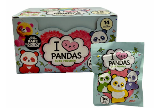 I Love Panda Cute Figures Packet