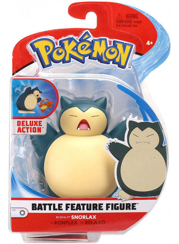 Pokemon - 4.5 Inch Battle Feature Figure - Snorlax