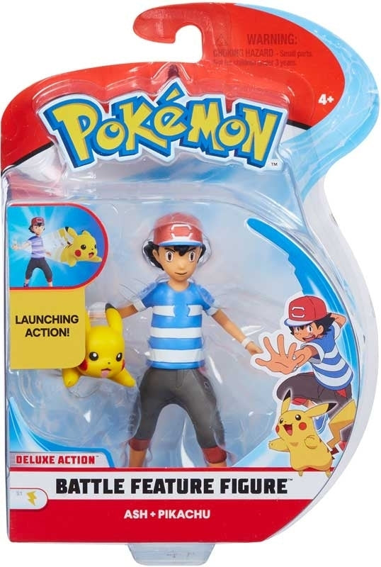 Pokemon - Battle Feature Figure - Ash & Pikachu