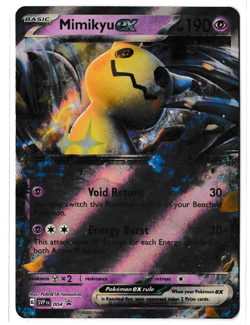 Pokémon TCG Mimikyu ex Promo Jumbo