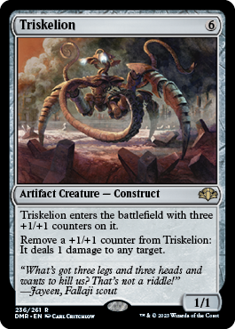 MTG Dominaria Remastered 236/261 Triskelion Foil