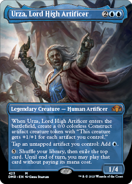 MTG Dominaria Remastered 423 Urza, Lord High Artificer