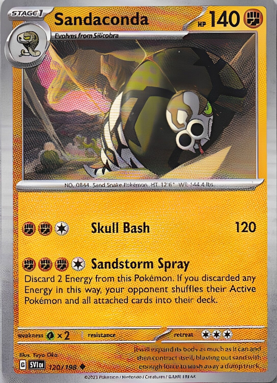 Scarlet & Violet Base Set 120/198 Sandaconda