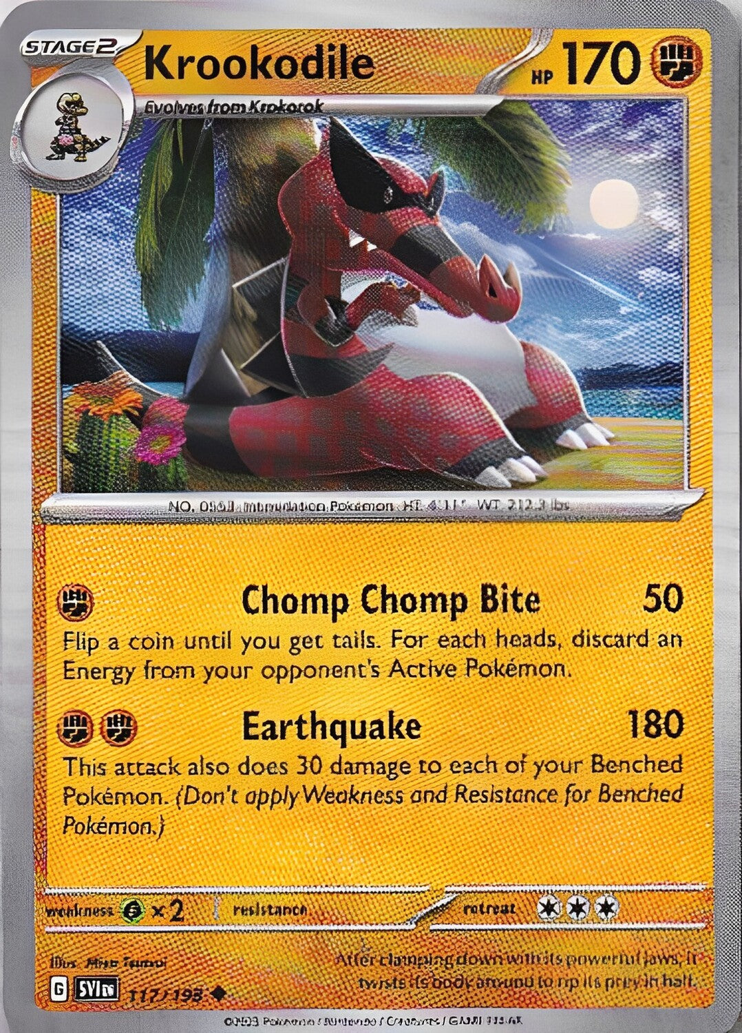 Scarlet & Violet Base Set 117/198 Krookodile