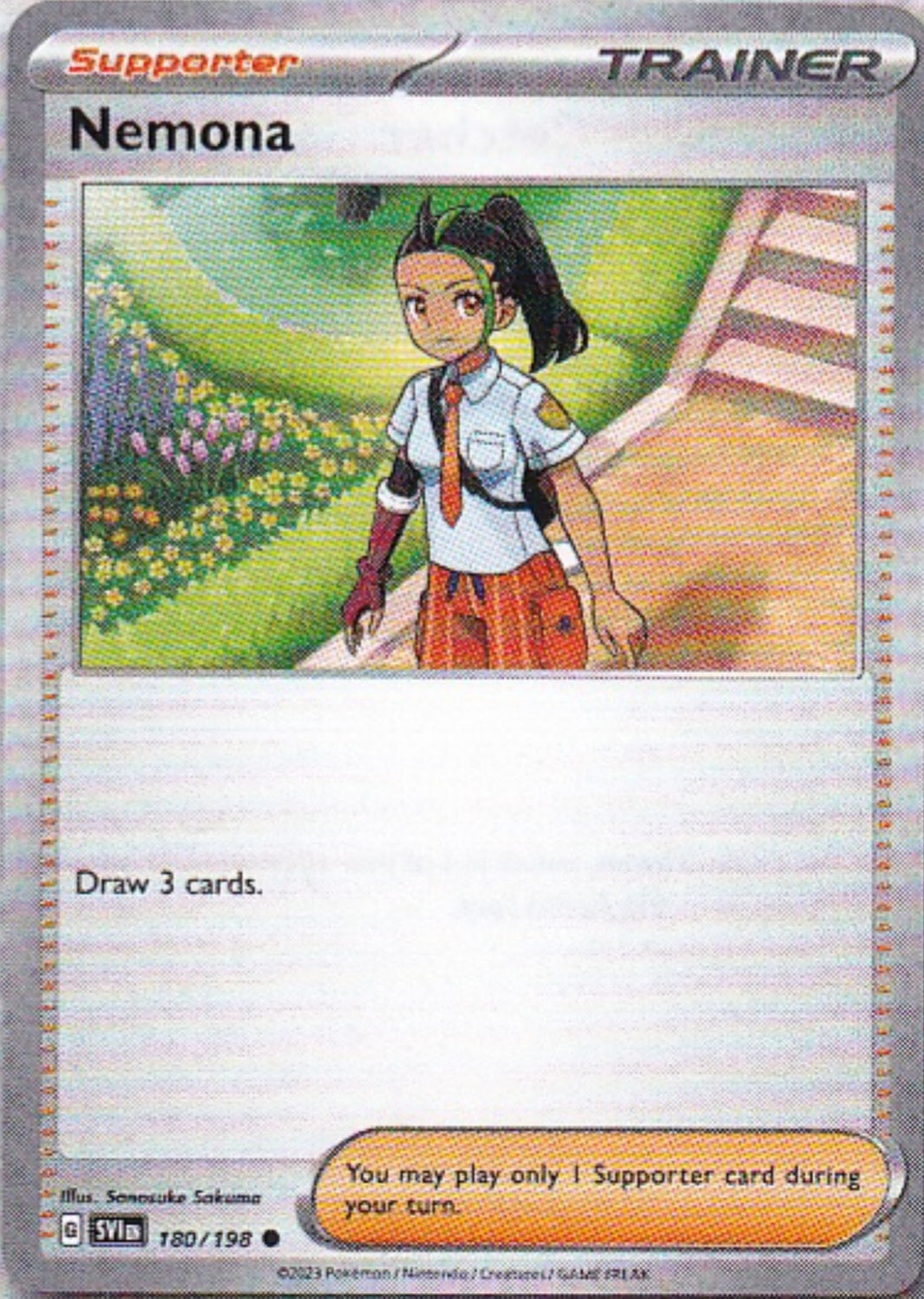Scarlet & Violet Base Set 180/198 Nemona