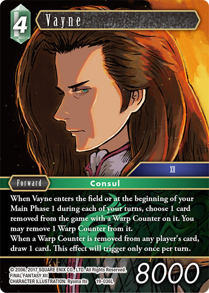Final Fantasy Opus XIX - 19-036 Vayne