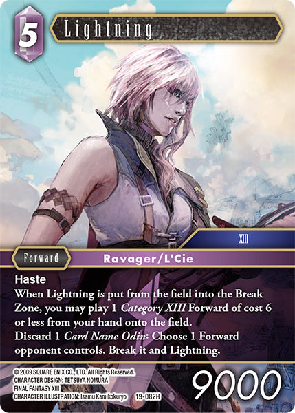 Final Fantasy Opus XIX - 19-082 Lightning
