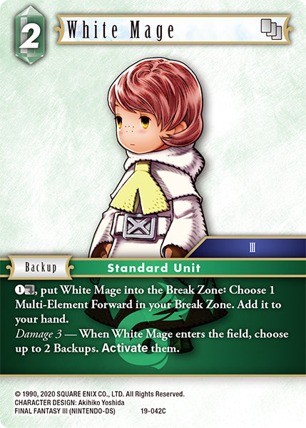 Final Fantasy Opus XIX - 19-042 White Mage