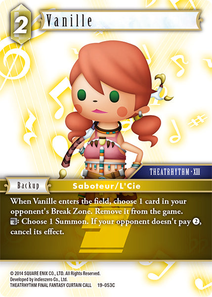 Final Fantasy Opus XIX - 19-053 Vanille