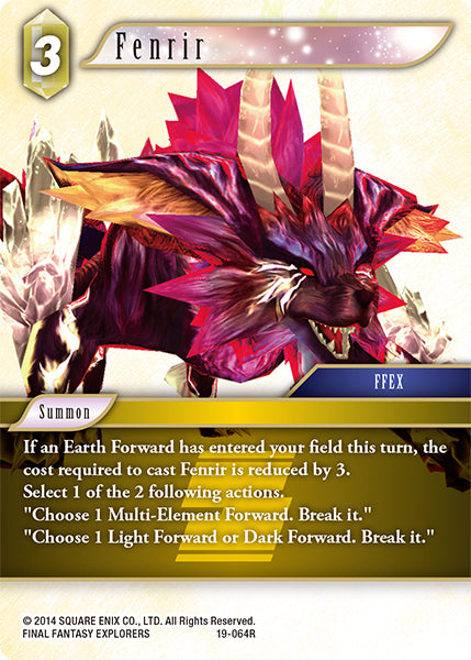Final Fantasy Opus XIX - 19-064 Fenrir