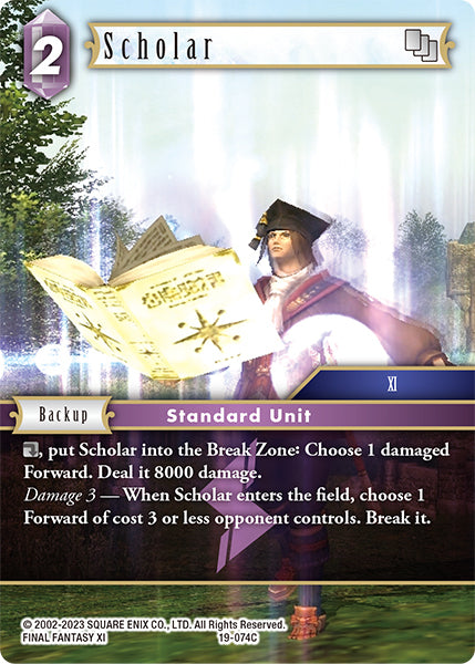 Final Fantasy Opus XIX - 19-074 Scholar