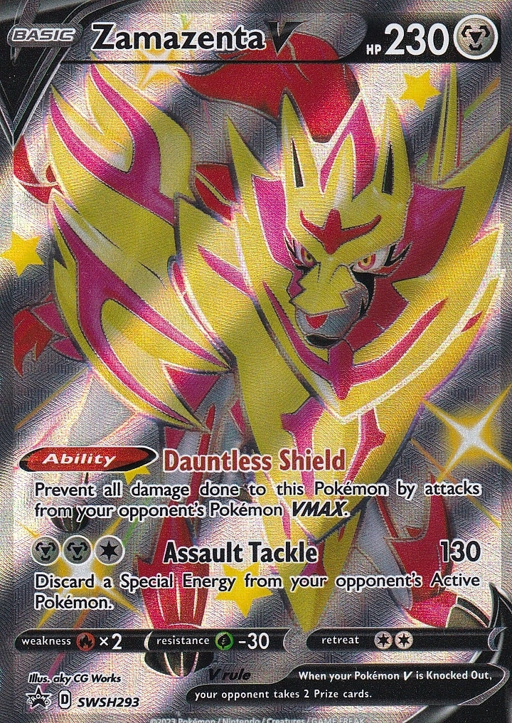 Crown Zenith Premium Figure Collection - Shiny Zamazenta Promo Card