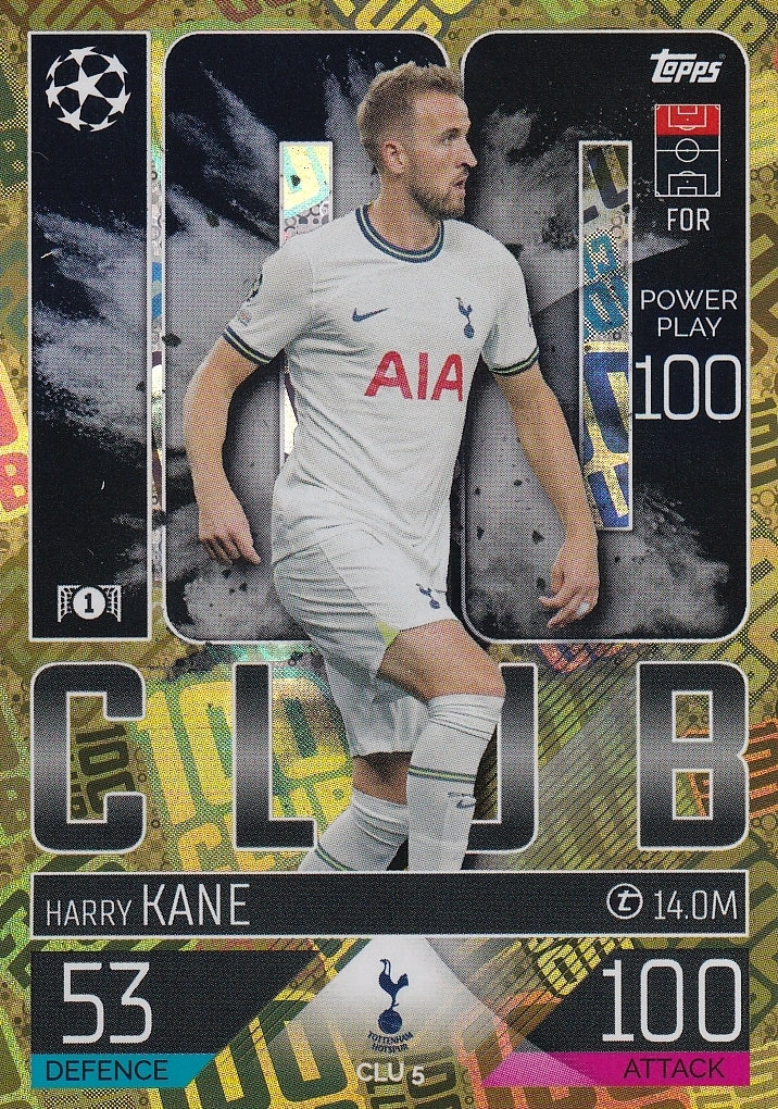 Match Attax Extra 23 100 Club HARRY KANE