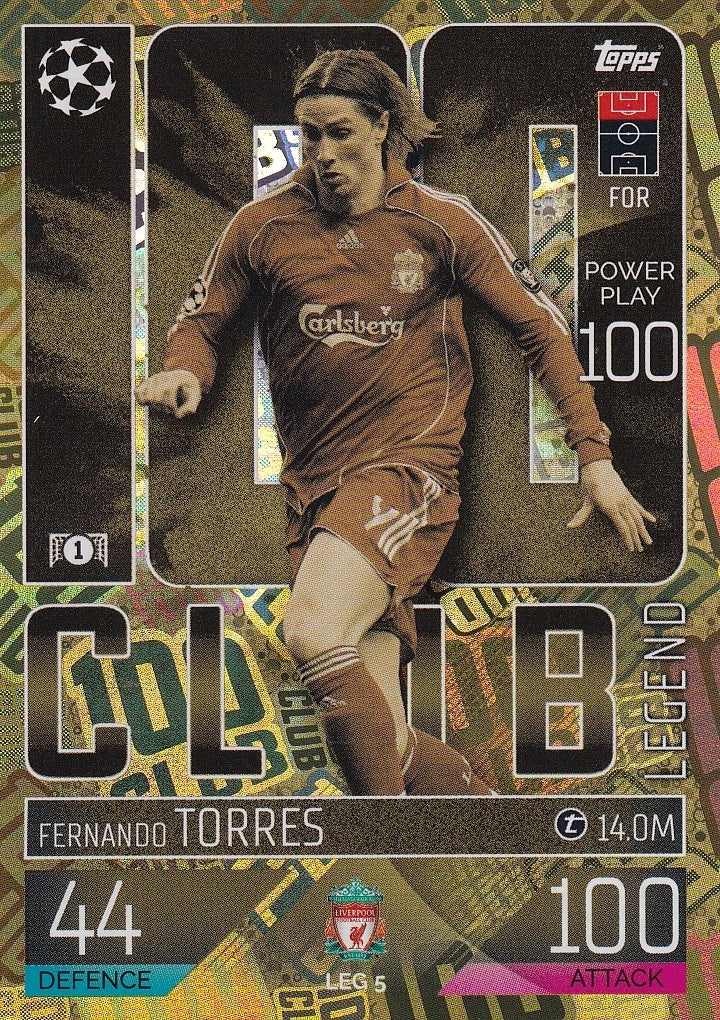 Match Attax Extra 23 100 Club FERNANDO TORRES