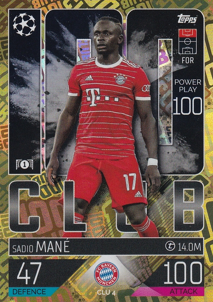 Match Attax Extra 23 100 Club SADIO MANE