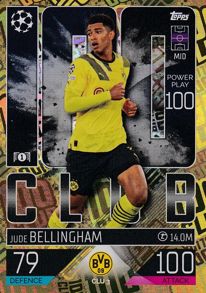 Match Attax Extra 23 100 Club JUDE BELLINGHAM