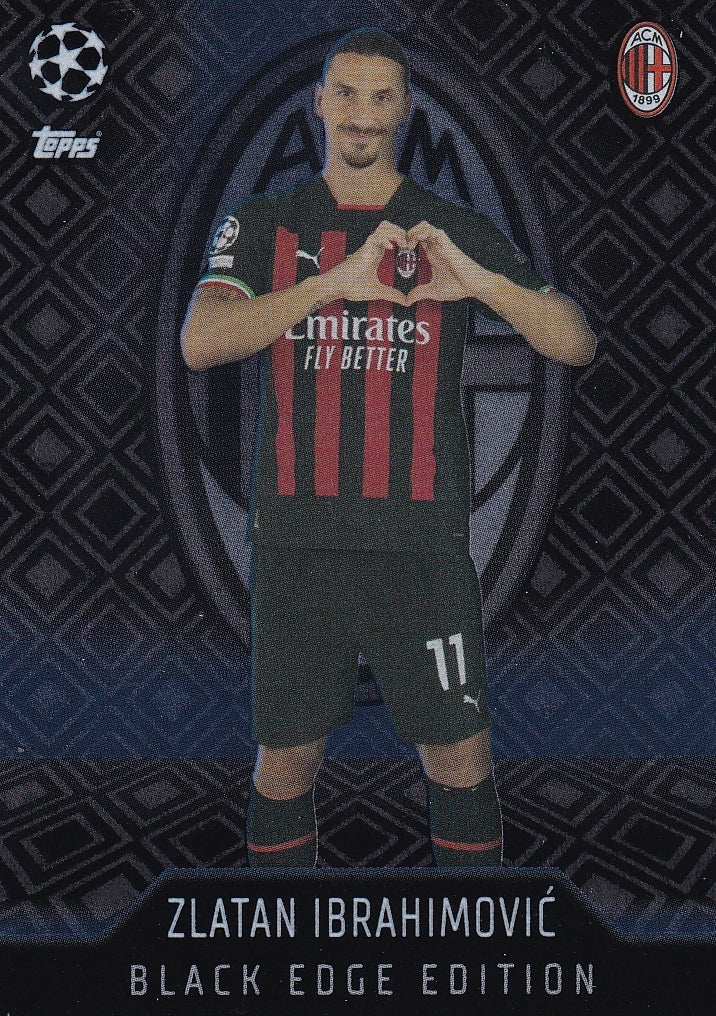 Match Attax Extra 23 Black Edge Edition ZLATAN IBRAHIMOVIC