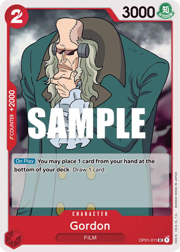 OP01-011 | UC | CHARACTER Gordon