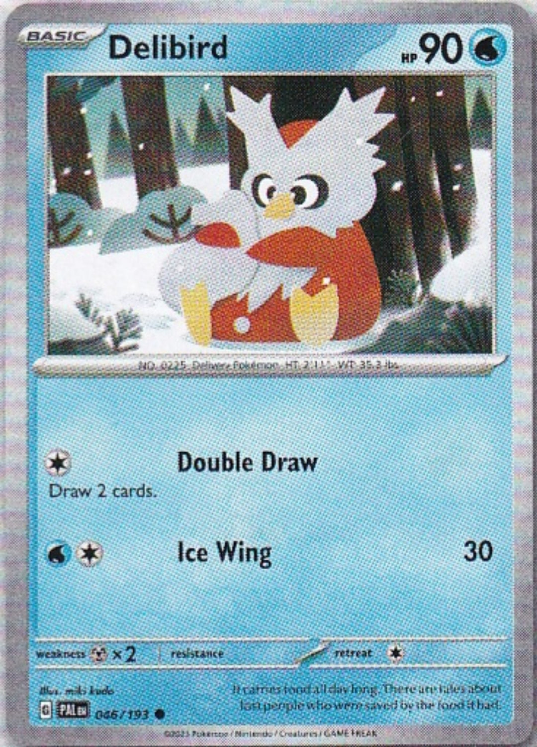 Scarlet & Violet Paldea Evolved 046/193 Delibird