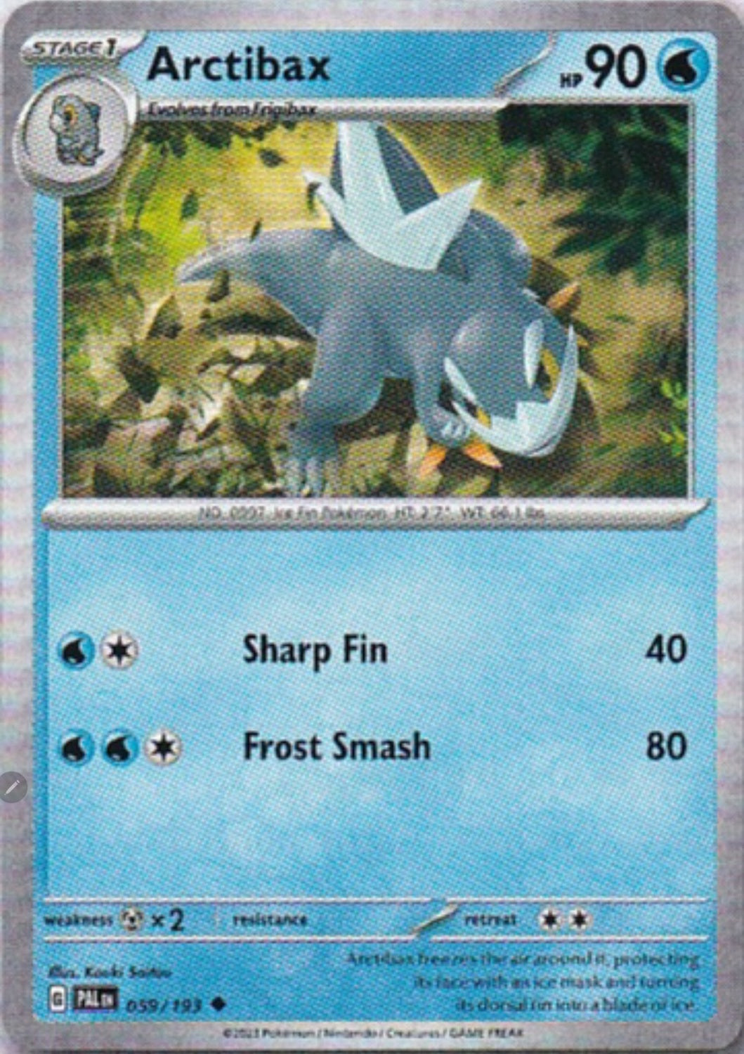 Scarlet & Violet Paldea Evolved 059/193 Arctibax
