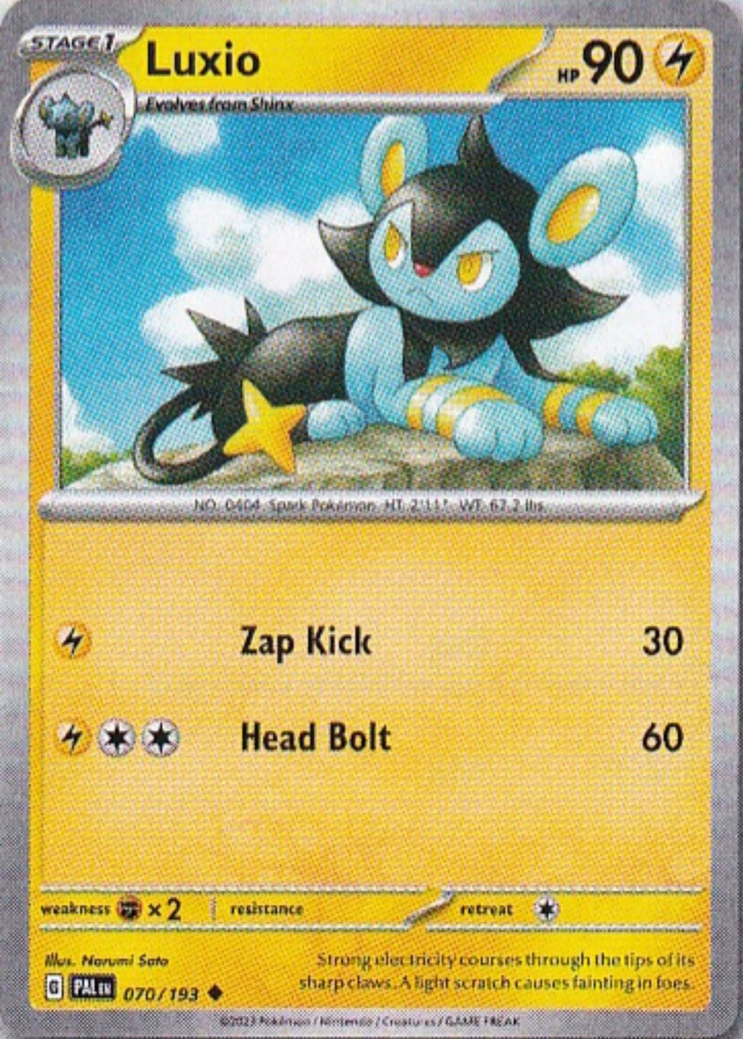 Scarlet & Violet Paldea Evolved 070/193 Luxio