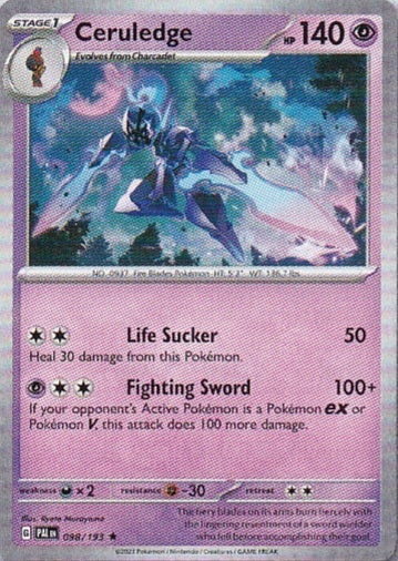 Scarlet & Violet Paldea Evolved 098/193 Ceruledge