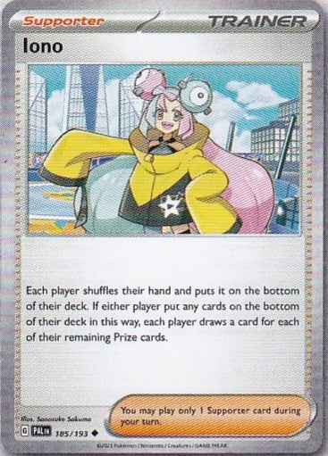 Scarlet & Violet Paldea Evolved 185/193 Iono