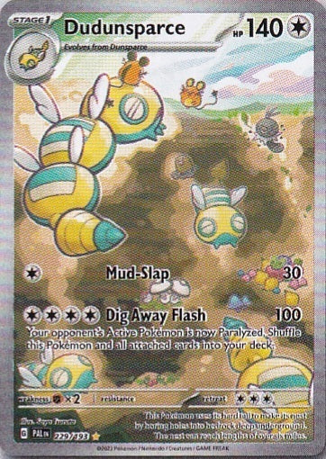 Scarlet & Violet Paldea Evolved 229/193 Dudunsparce