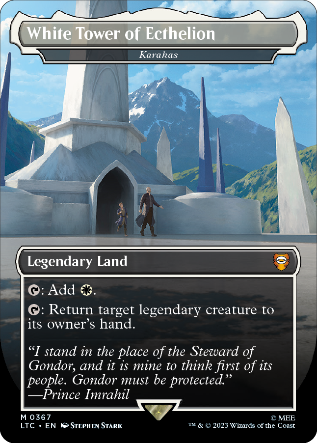 MTG Lord Of The Rings 0367 Karakas (Borderless Art)
