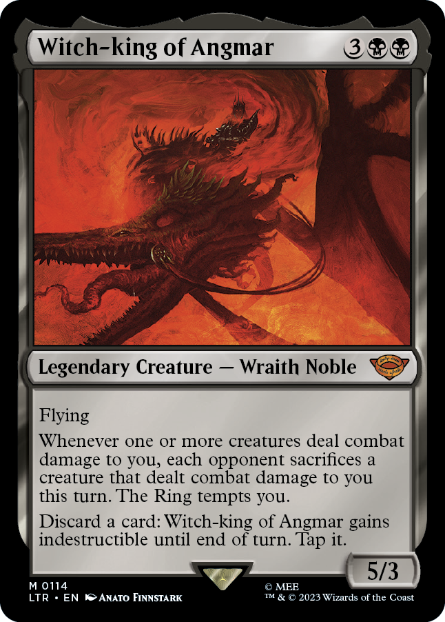 MTG Lord Of The Rings 0114 Witch-king of Angmar (Foil)