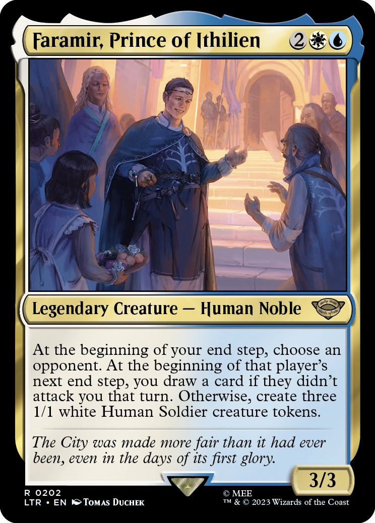 MTG Lord Of The Rings 0202 Faramir, Prince of Ithilien (Foil)