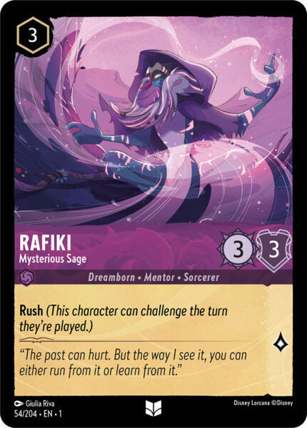 Disney Lorcana The First Chapter 054/204 RAFIKI Mysterious Sage