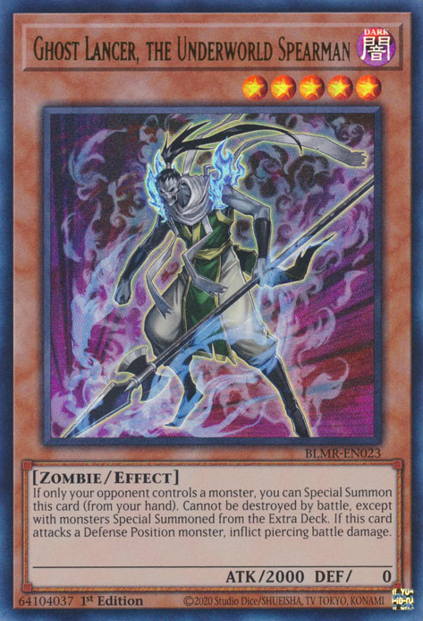 Battles of Legend: Monstrous Revenge BLMR-EN023 Ghost Lancer, the Underworld Spearman