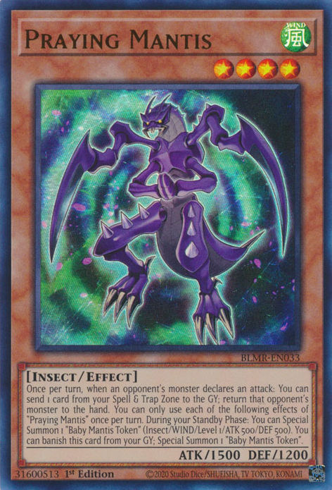 Battles of Legend: Monstrous Revenge BLMR-EN033 Praying Mantis