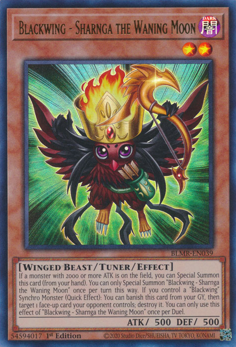 Battles of Legend: Monstrous Revenge BLMR-EN039 Blackwing - Sharnga the Waning Moon