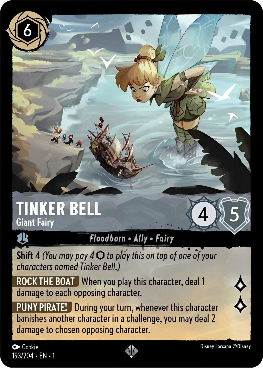 Disney Lorcana The First Chapter 193/204 TINKER BELL Giant Fairy
