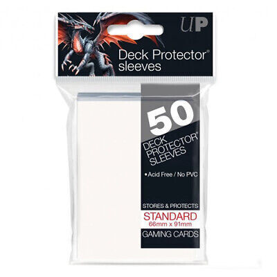 Standard Deck Protectors (50ct)- White