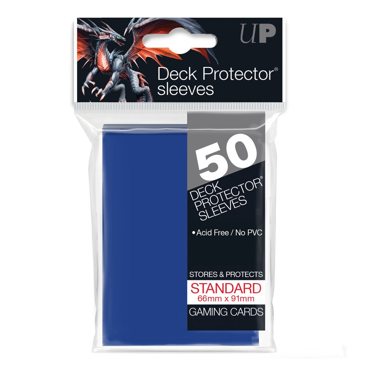Standard Deck Protectors - (50ct) Blue