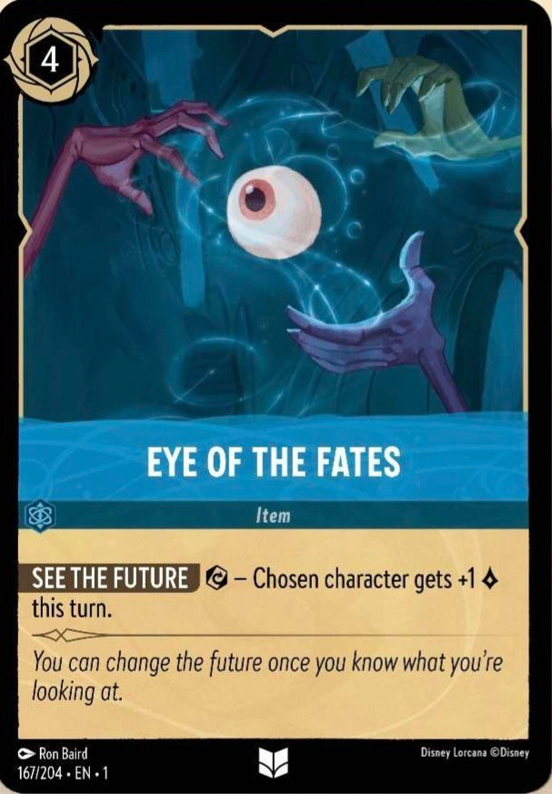 Disney Lorcana The First Chapter 167/204 EYE OF THE FATES
